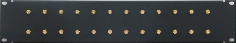 2RU 24 Port SMA Patch Panel
