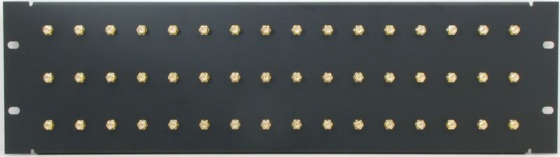 3RU 48 Port SMA Patch Panel