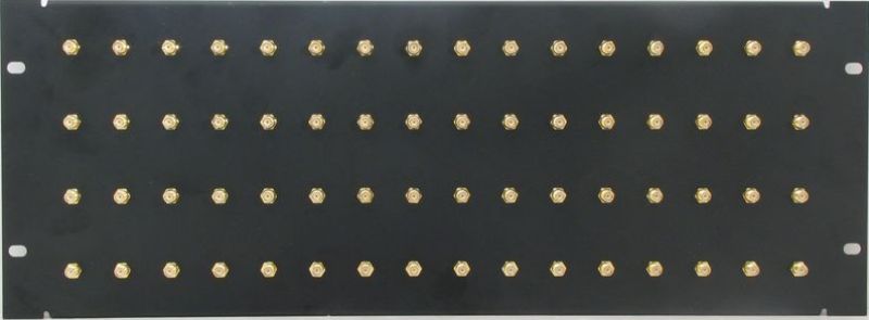 4RU 64 Port SMA Patch Panel